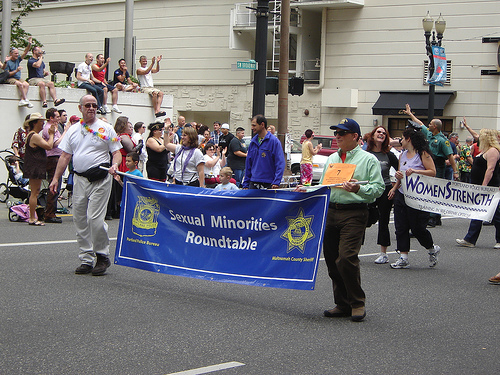 An undated photo of the SMRT Pride group
