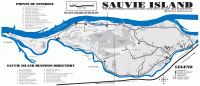 Sauvie Island Beach Map. Gay beach is near MP 11 on (B)Reeder Rd. Click to enlarge