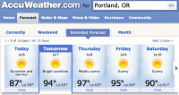 Portland Weather...it's getting better!