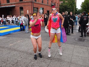 SuperGay and Diana at Pride 2010